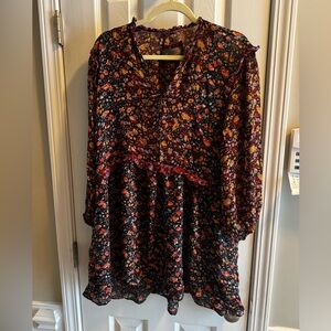 Anthropologie Multicolor Floral Blouse